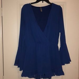 Blue romper